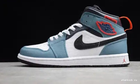 Mid Facetasm Jordan x 1 CU2802-100 Fearless  White CU2802-100 Blue 0531